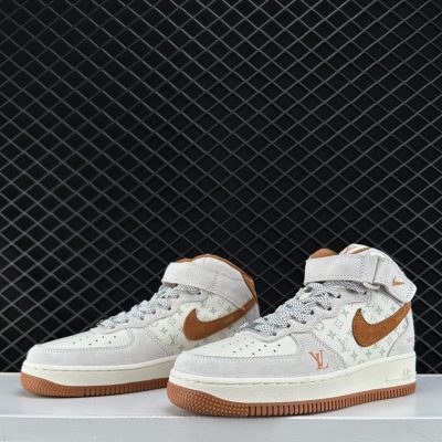 Nike Air Force 1 Mid x Louis Vuitton Monogram Brown AF1 NNL24112047
