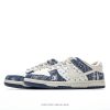 Nike SB Dunk Low x Louis Vuitton Monogram Denim Blue NNL24112202