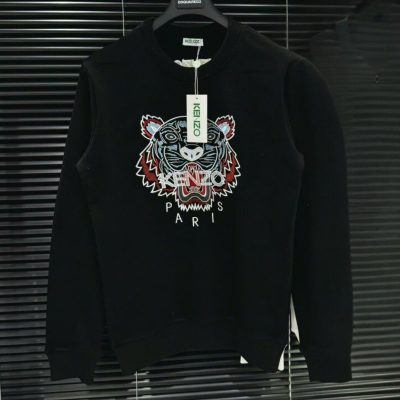 Best SS24 Kenzo Sweater Tiger Face Logo 'Black" NNL24112912