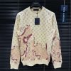 Best SS24 Louis Vuitton Sweater Monogram Fade Burning Fire 'Beige' NNL24112914