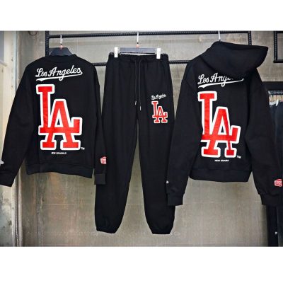 Limited Edition MLB x New Era LosAngles Combo Hoodie & Sweater & Pants NNL24112925