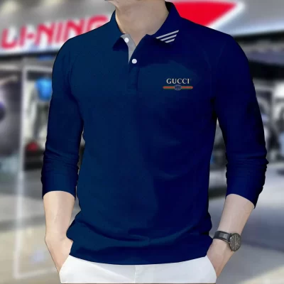 PREMIUM 2026 GG LONG SLEEVE POLO T-SHIRT LO-TDP0910C45