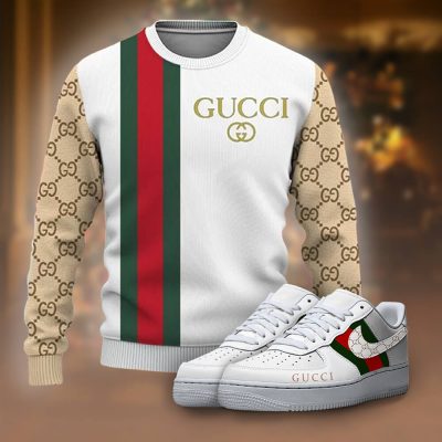 Premium GG Ugly Sweater Matching AF1 Sneaker Hot 2026 - ZWY+F8-TDP1010C31+TDP1023C03