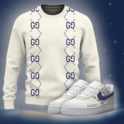 Premium GG Ugly Sweater Matching AF1 Sneaker Hot 2026 - ZWY+F8-TDP1010C35