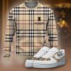 Premium Burberry Ugly Sweater Matching AF1 Sneaker Hot 2026 - ZWY+F8-TDP1010C75+TDP1023C06
