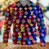 PREMIUM LV UGLY SWEATER FOR MEN ZWY-TDP1010C38