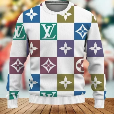PREMIUM LV UGLY SWEATER FOR MEN ZWY-TDP1010C43