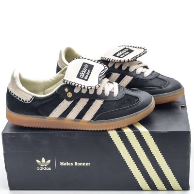 Adidas Samba Pony Tonal x Wales Bonner "Core Black" NNL24120405