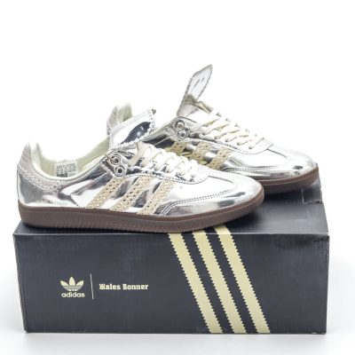 Adidas Samba Pony Tonal x Wales Bonner "Silver" NNL24120409