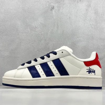Adidas Campus x Stussy 'White Blue' NNL24120901