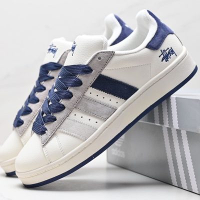 Adidas Campus x Stussy 'White Blue' NNL24121001
