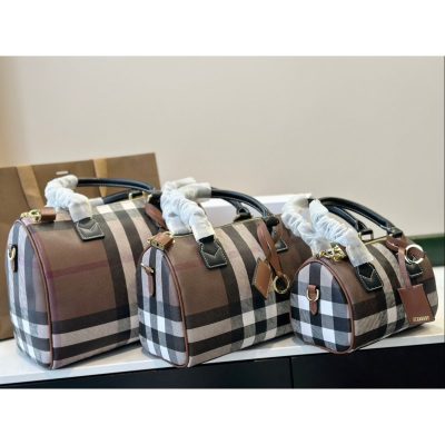 Burberry 'Brown Black' Bowling Bag NNL24121123