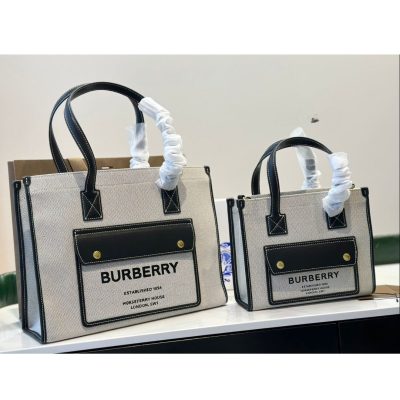 Burberry Freya Handbags 'Grey' NNL24121109