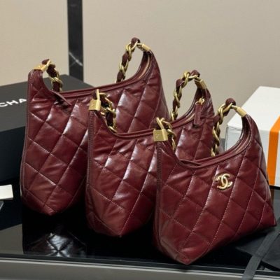 Chanel Hobo Handbag 'Red Rum' NNL24121115