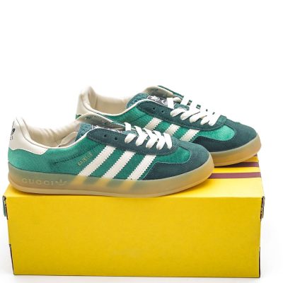Adidas Gazelle x Gucci 'Green White' NNL24121404