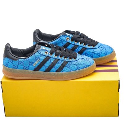 Adidas Gazelle x Gucci Monogram 'Blue' NNL24121407