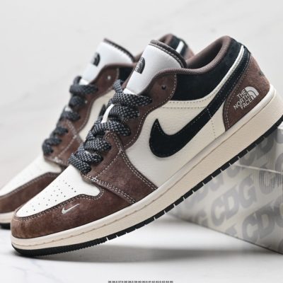 Nike Air Jordan 1 Low x The North Face 'Brown' NNL24121602
