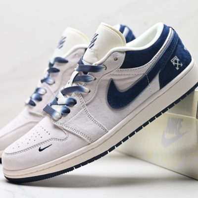 Nike Air Jordan 1 Low x Off-White 'Blue Beige'' NNL24121605