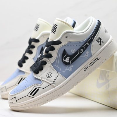 Nike Air Jordan 1 Low x Off-White 'Drawing Blue' NNL24121607