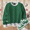 Premium LV Ugly Sweater Matching AF1 Monogram 'Green White' Sneaker Hot 2026 NNL24121705