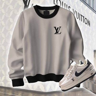 Premium LV Ugly Sweater Matching AF1 Monogram 'Beige' Sneaker Hot 2026 NNL24121708
