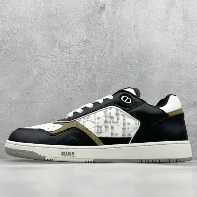 Dior Low Calfskin Oblique Galaxy Leather 'Black Brown' NNL24121902