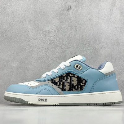 Dior Low Calfskin Oblique Galaxy Leather 'Blue White' NNL24121904
