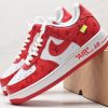 Luxury Monogram Red White AF1 Sneaker NNL24111422
