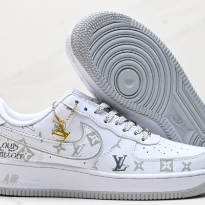Luxury Monogram White AF1 Sneaker NNL24112021