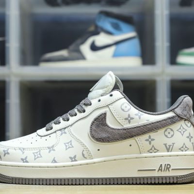 Luxury Monogram Denim Grey AF1 Sneaker NNL24112041