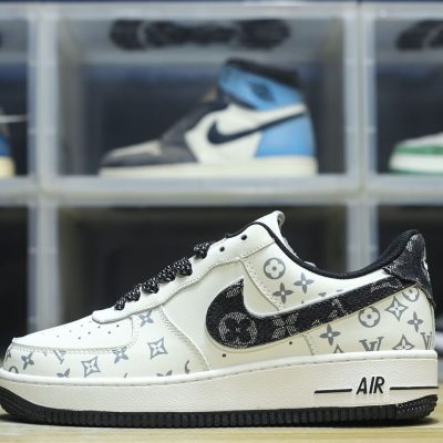 Luxury Monogram Denim Black AF1 NNL24112042
