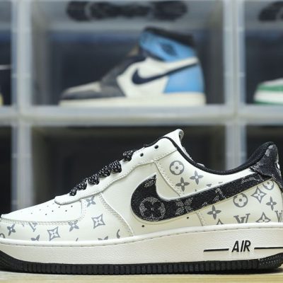Luxury Monogram Denim Blue AF1 Sneaker NNL24112043