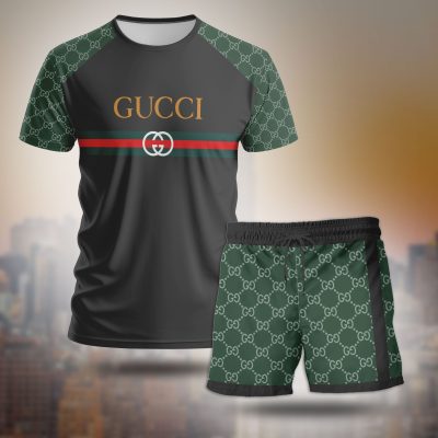 Premium Gucci Unisex Set T-Shirt & Shorts TX+DK-LXWTDP013002