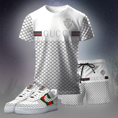 Luxury Combo Gucci T-Shirt, Shorts Matching AF1 Sneaker 2026 - TDP1403D003