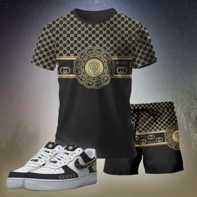 Luxury Combo Gucci T-Shirt, Shorts Matching AF1 Sneaker 2026 - TDP1403D004