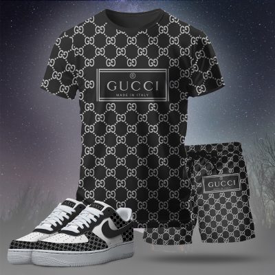 Luxury Combo Gucci T-Shirt, Shorts Matching AF1 Sneaker 2026 - TDP1403D005