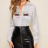 Luxury  Gucci Long Sleeve Button Shirt For Lady LNCY-LXWTDP018202