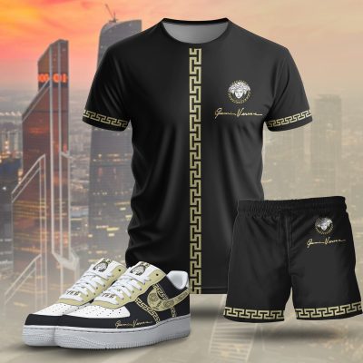 Luxury Combo Versace T-Shirt, Shorts Matching AF1 Sneaker 2026 - LXCTDP011101