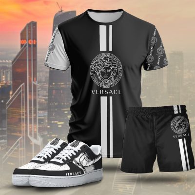 Luxury Combo Versace T-Shirt, Shorts Matching AF1 Sneaker 2026 - LXCTDP011103