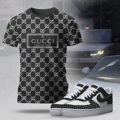 Premium Gucci T-Shirt And AF1 Sneaker 2026 - LXWTDP028303