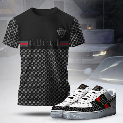 Premium Gucci T-Shirt And AF1 Sneaker 2026 - LXWTDP028301