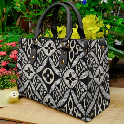 Limited Edition LOUIS VUITTON LEATHER HANDBAG Luxury Brand W77-TDP0410C66
