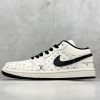 Nike Air Jordan 1 Low x Louis Vuitton Monogram 'White Black' NNL24121806