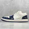 Nike Air Jordan 1 Low x Louis Vuitton Monogram 'Denim White' NNL24121808